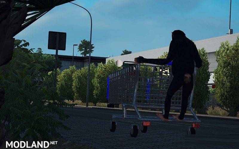 Drivable Shopping Cart