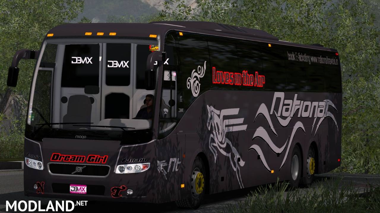 National travels skin for Volvo 9700 px