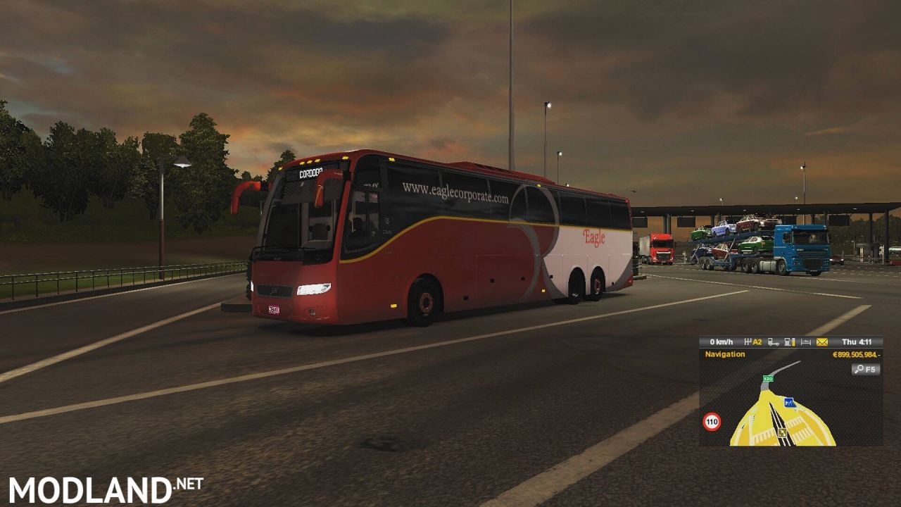NEW EAGLE TRAVELS (INDIAN VOLVO BUS) SKIN FOR VOLVO 9700 PX