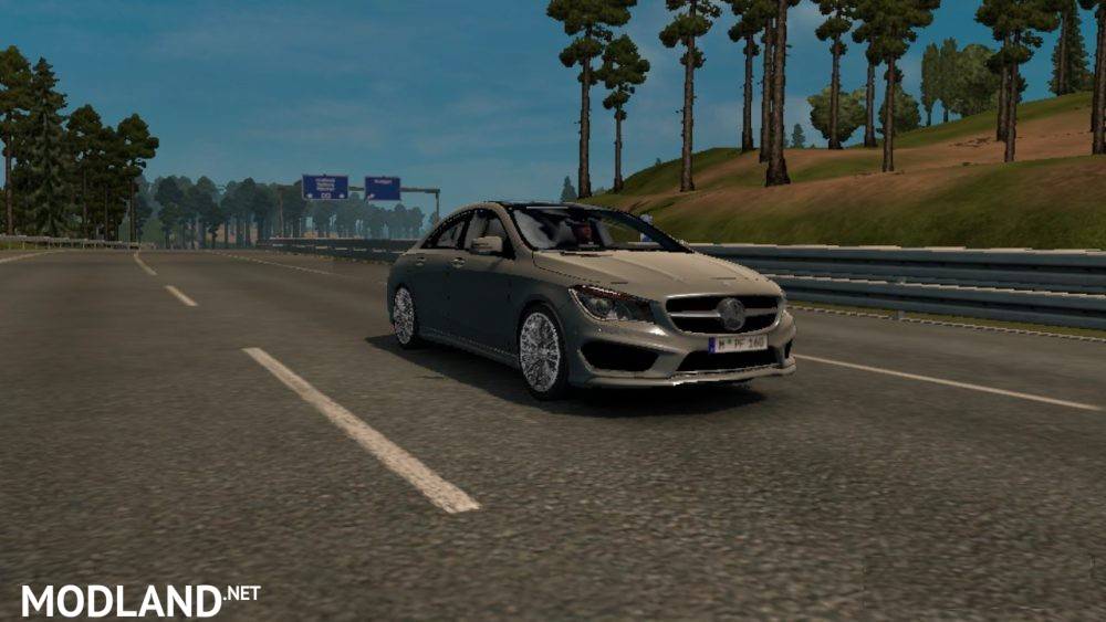 Mercedes Benz CLA v1.5 rework by Allan (Motorway Roads)