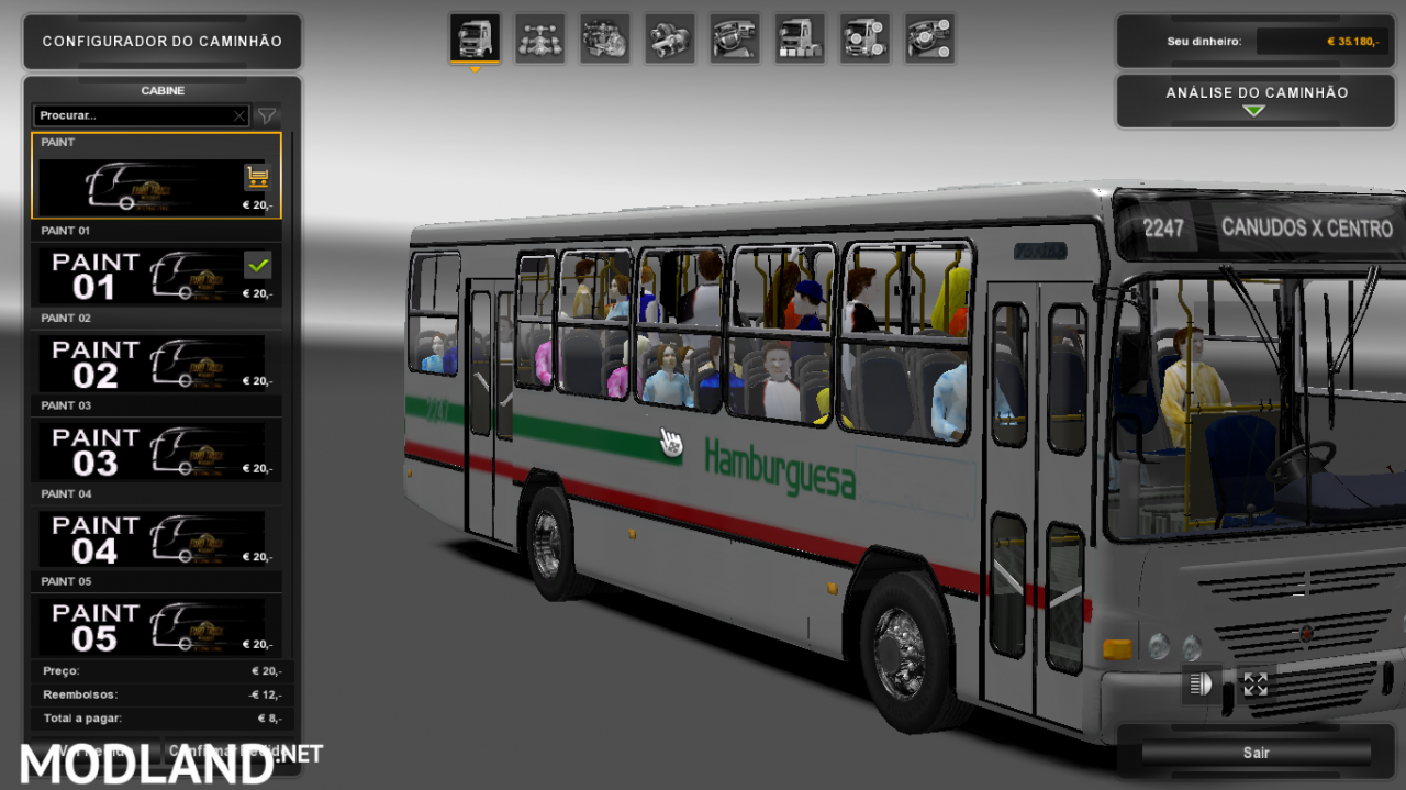 Pack de Skins Marcopolo Torino GVI by: Kauê Soua