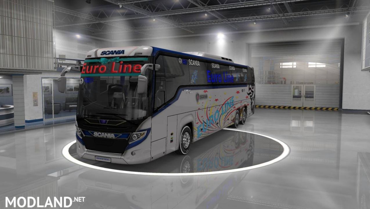 scania touring new euro line skin with more addon 1.31 to 1.33