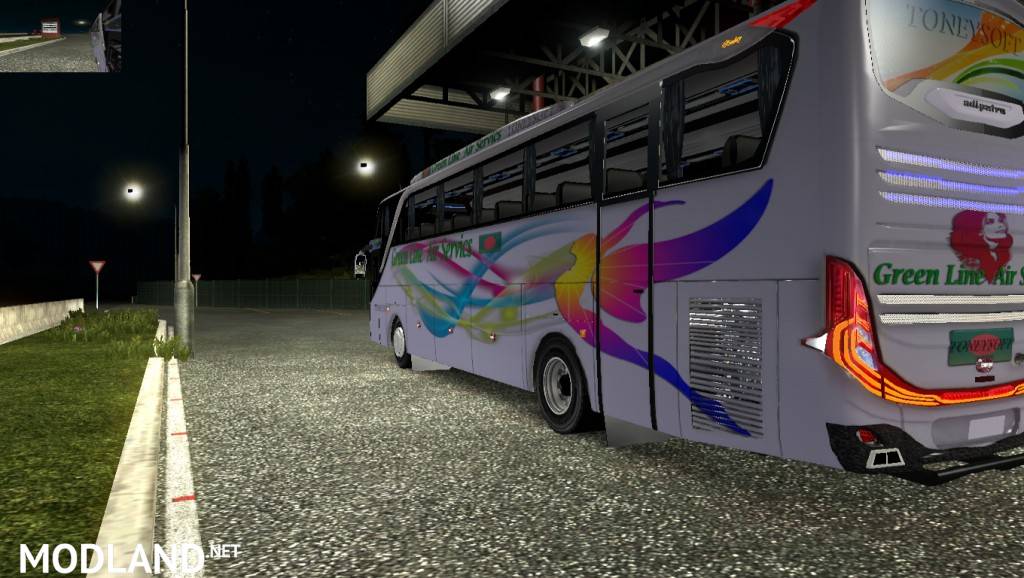 Jet3 Bus Bd skin+bus greenline Hanif Shyamoly Bd bus skin or HD Metallic skin