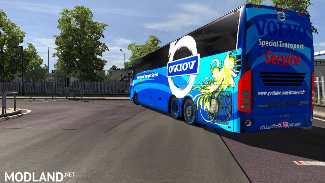 volvo 9700 special transport service DBMX volvo 9700 bus mods 4k skin 1.32.x
