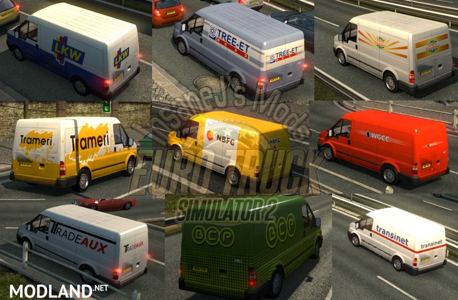 Service van European companies in Traffic 
