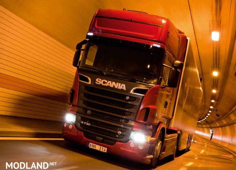 Scania Ghost V8 Open Pipe Crackle