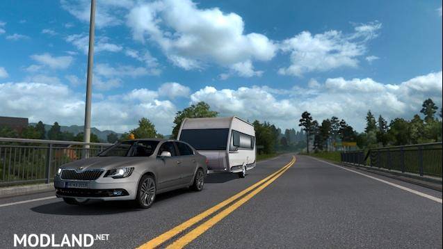 Skoda Superb + Caravan Updated 1.32+