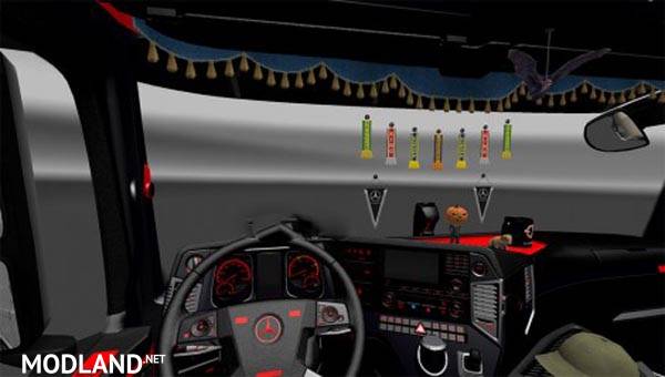 Black Red Mp4 interior - ETS 2