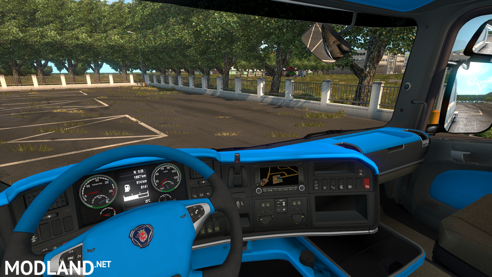 Scania R plava unutrasnjost - ETS 2