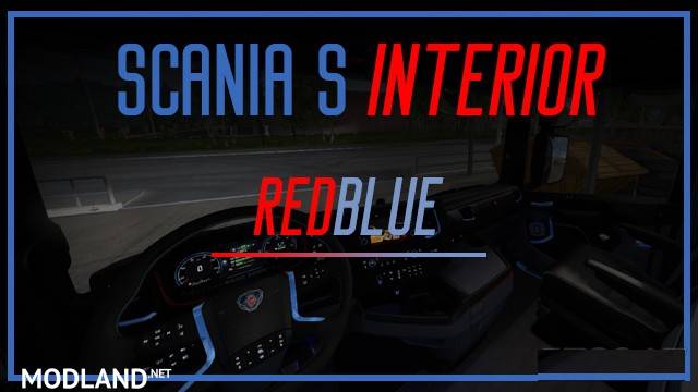 Scania S 2016 Interior (REDBLUE)