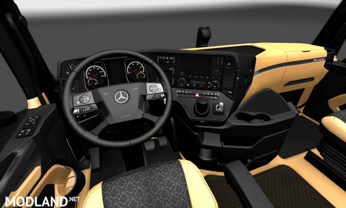 THE LUXURY INTERIOR FOR MERCEDES-BENZ NEW ACTROS. 1.27X
