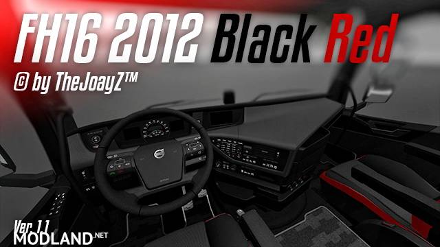 FH16 2012 BLACK RED MOD