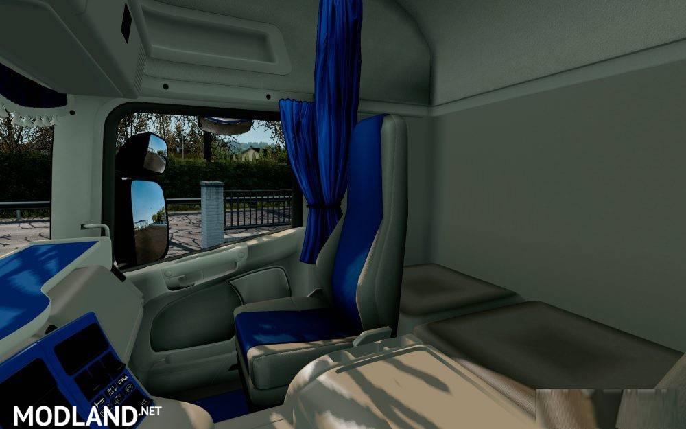 Scania RJL CMI 4 Series Blue Interior