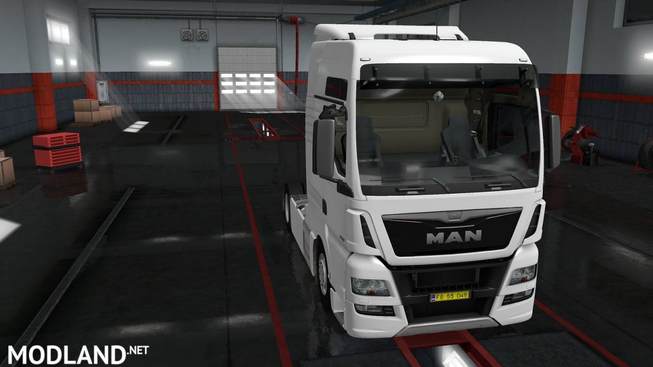 Exterior view reworked for MAN TGX Euro 6