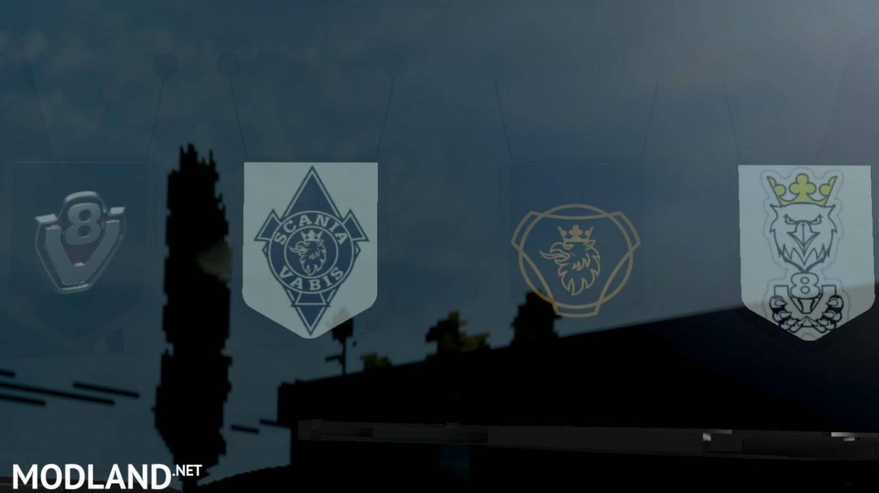 Scania V8 & Vabis Pennants Pack