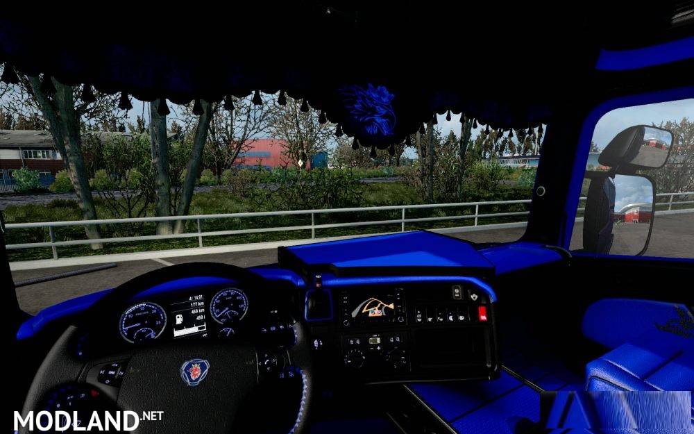 Scania RJL CMI Blue/Black Interior