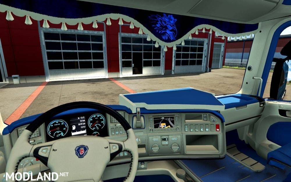 SCANIA RJL CMI BLUE INTERIOR