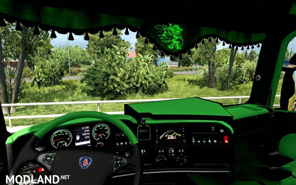 Scania RJL CMI Green Interior 1.28
