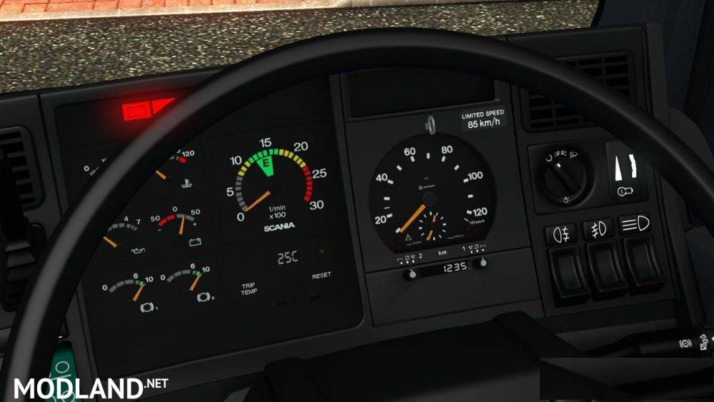 Scania 4 Series Gauges