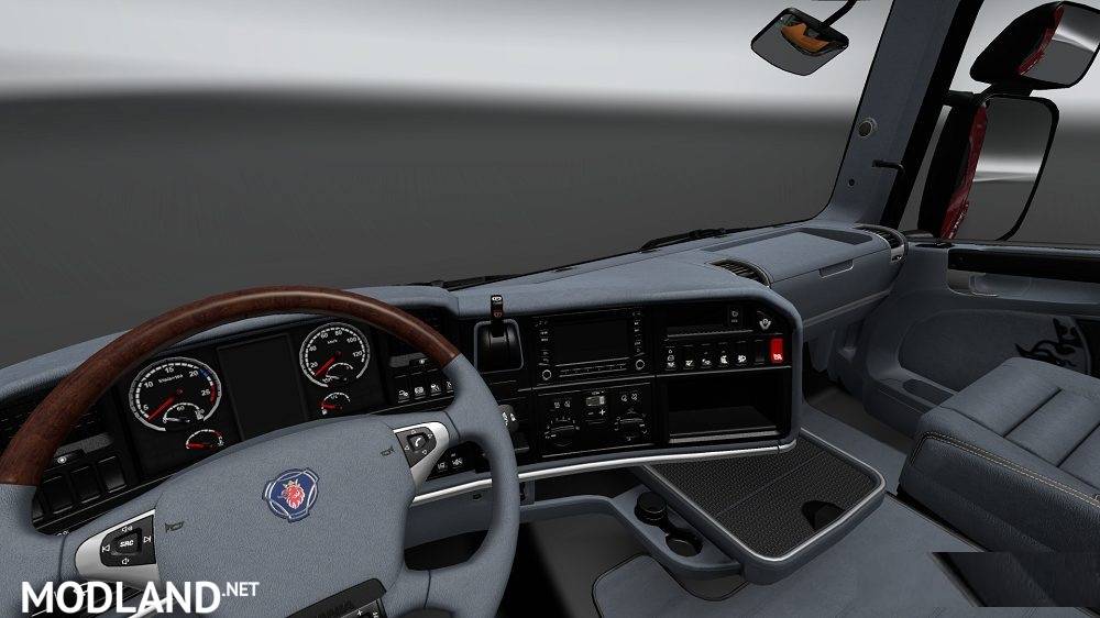 Scania RJL Grey Interior