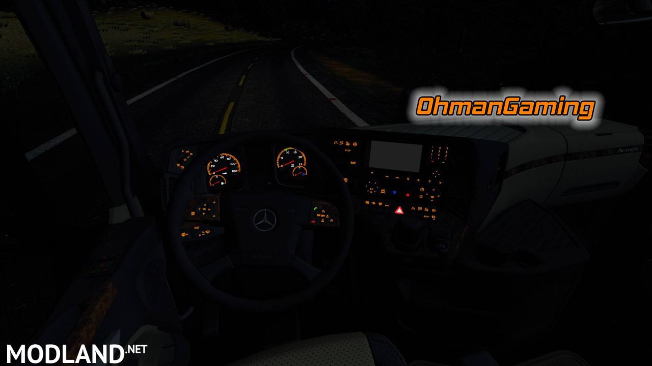 Mercedes Benz MP4 Orange Dashboard