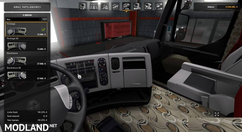 Renault Premium New Interior
