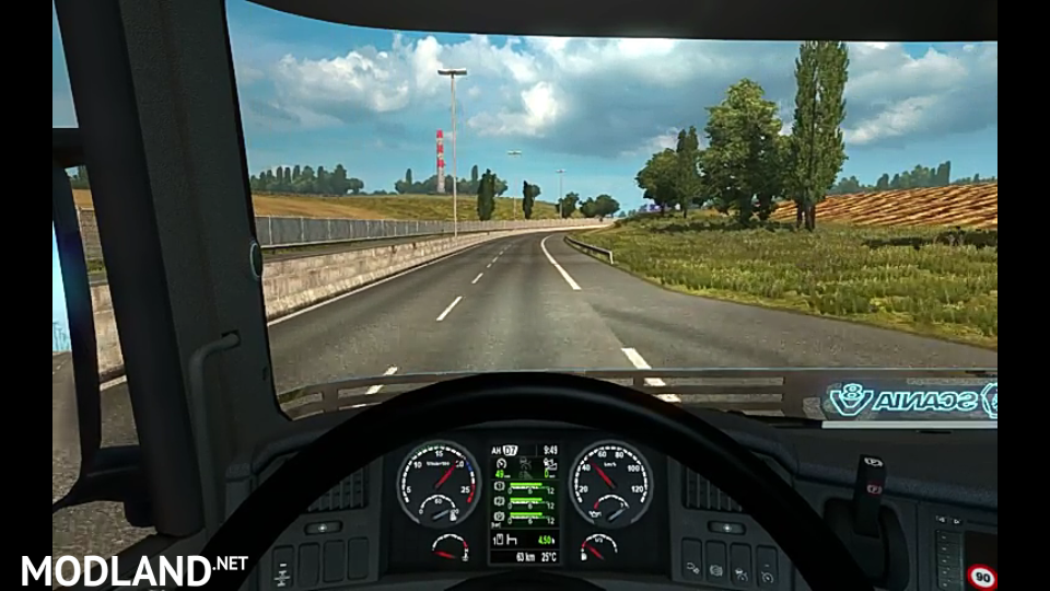 New Scania Dashboard Computer