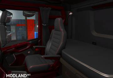 Black-Red interior for scania Nextgen