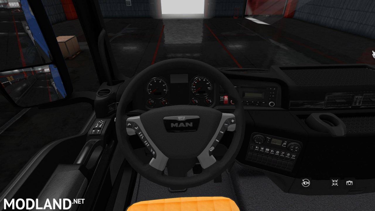 Changes in the interior MAN TGX Euro 6 Blue 1.35.x