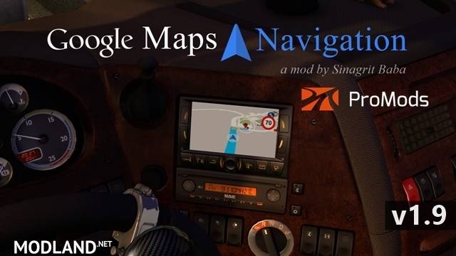 Google Maps Navigation for ProMods