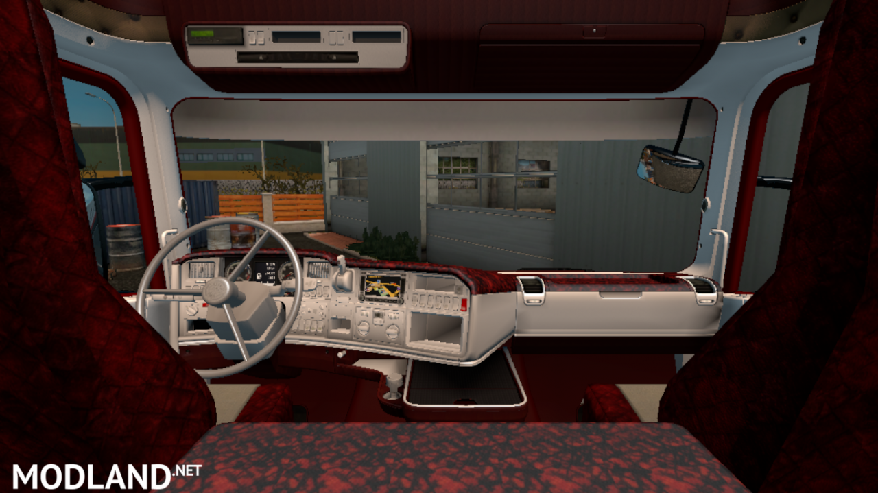 red interior for scania rjl