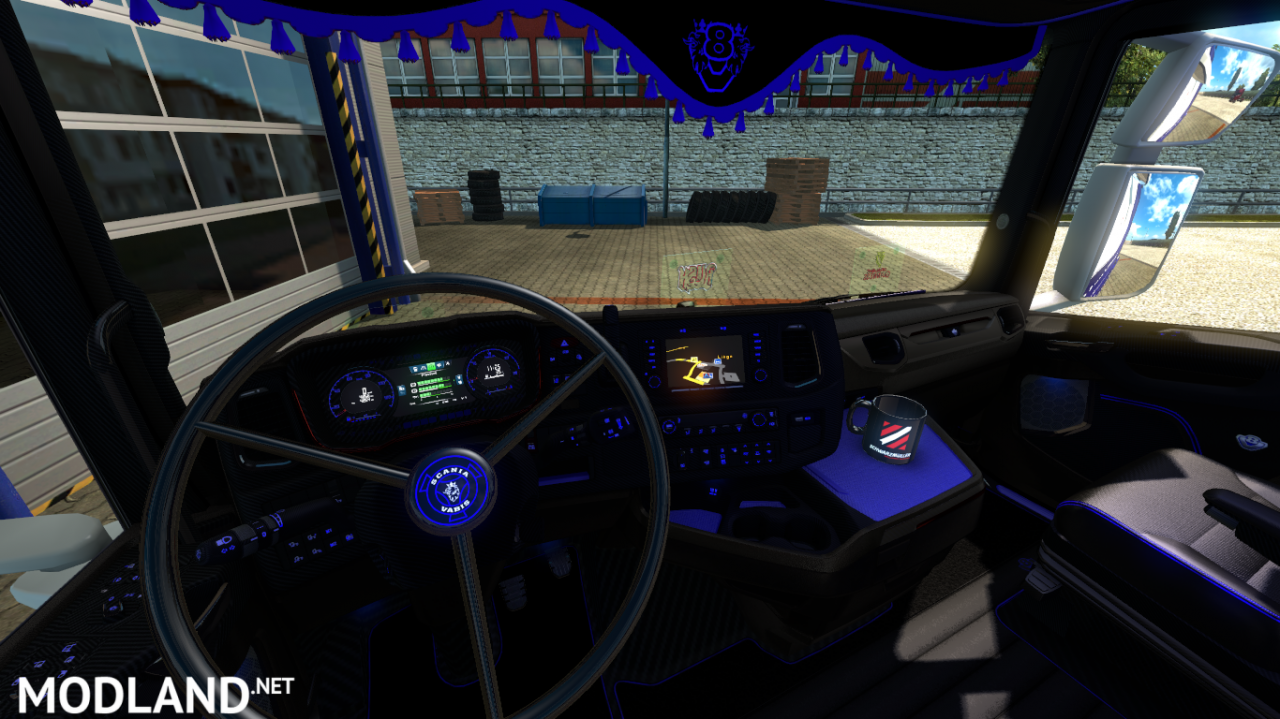  Carbon Blue Scania 2016 Interior