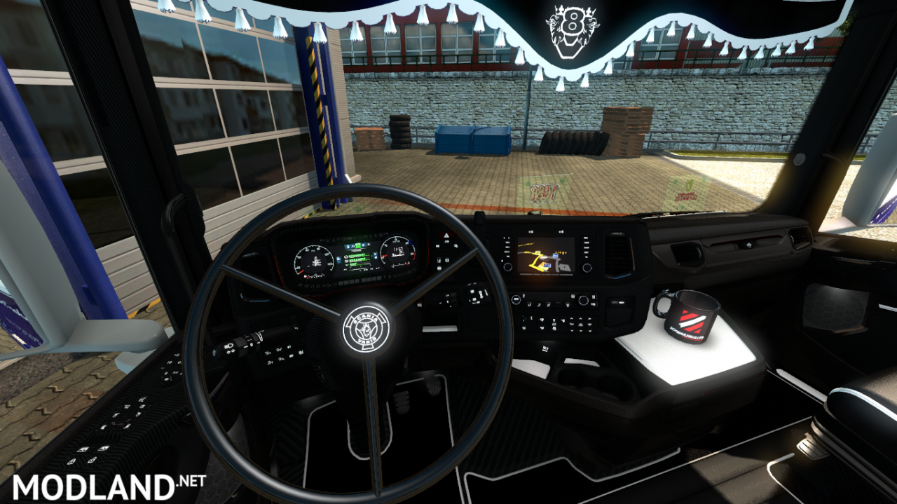  Carbon White Scania 2016 Interior