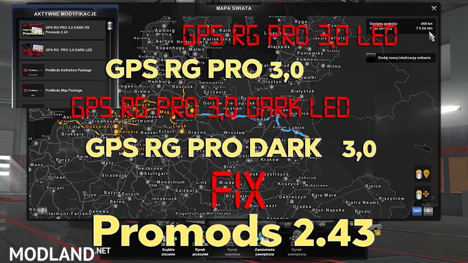GPS RG PRO 3.0 FIX Promods 2.43