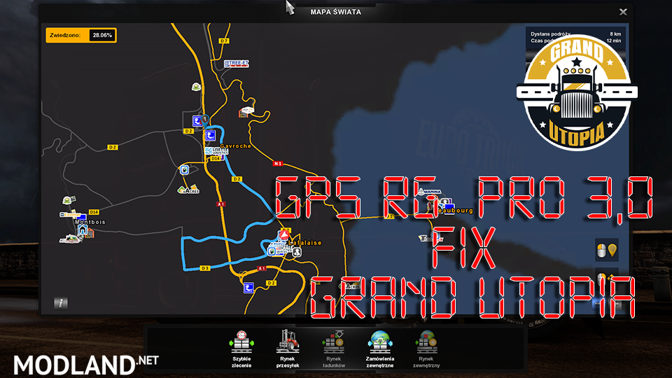 GPS RG  PRO 3,0 Fix Grand Utopia