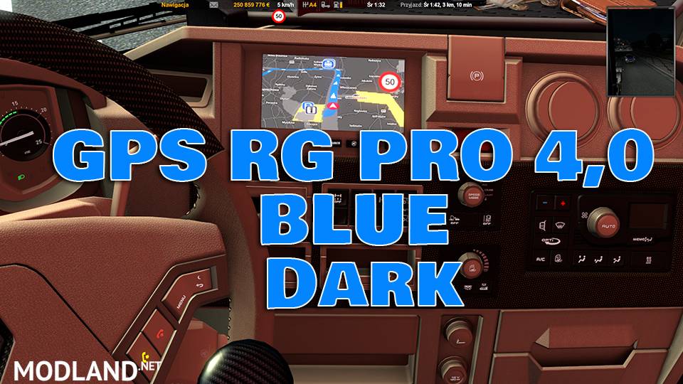 GPS RG PRO 4,0 BLUE DARK