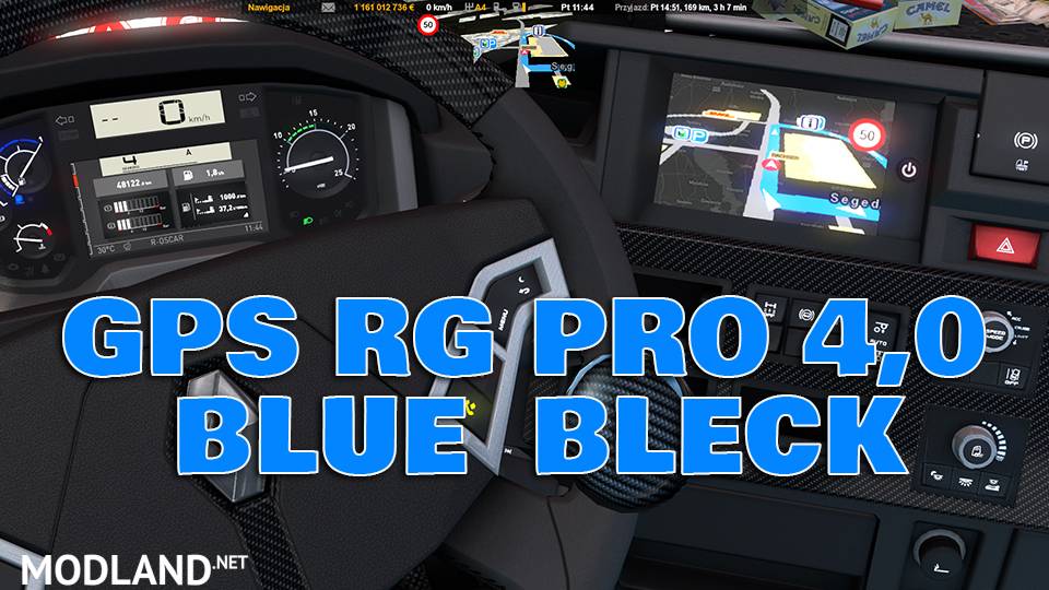GPS RG  PRO 4,0 BLUE BLACK