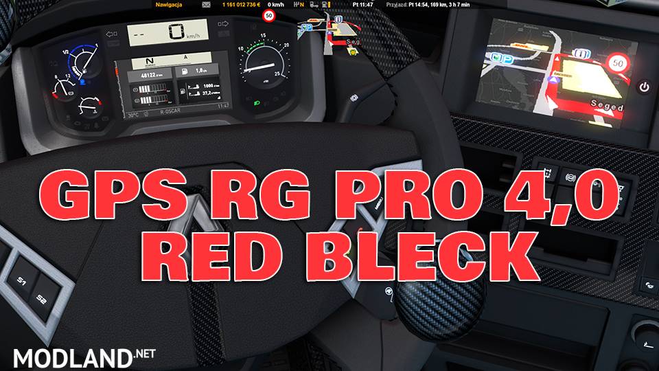 GPS RG  PRO 4,0 RED BLACK