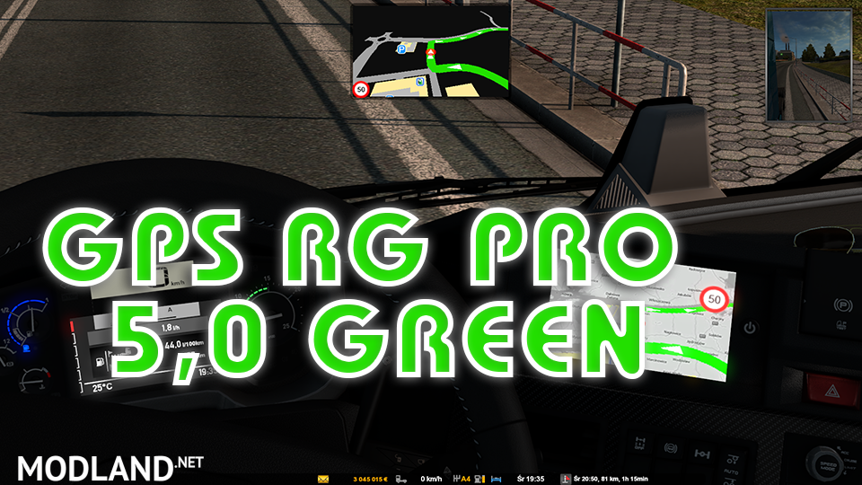 GPS RG  PRO 5,0 GREEN
