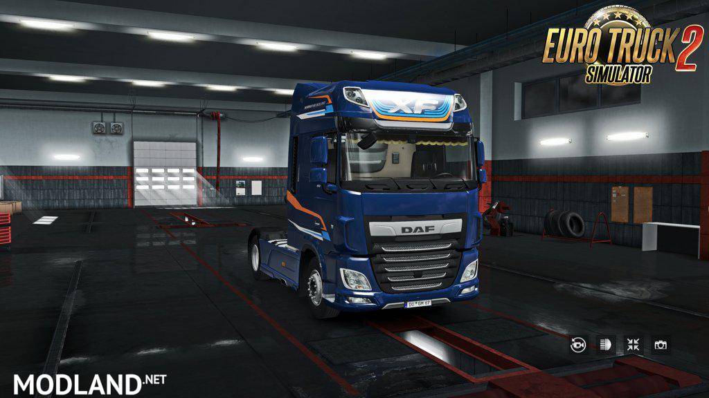 Exterior view reworked for DAF XF euro 6