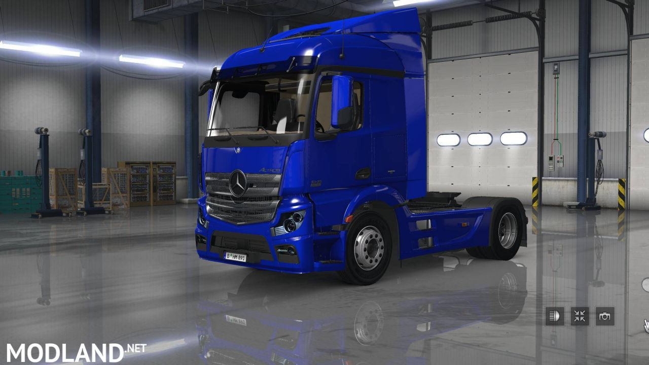 Mercedes Actros MP4 1845 + HD Interior  (1.27)