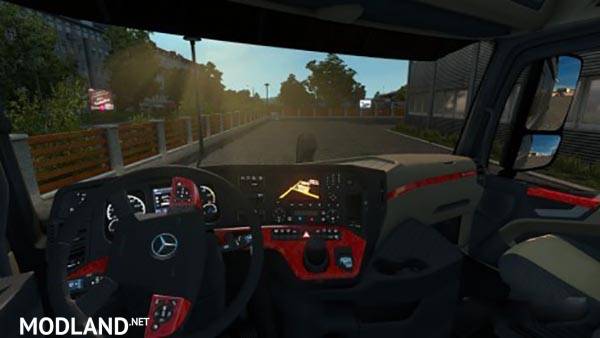 Mercedes Actros MP4 2014 Red Interior
