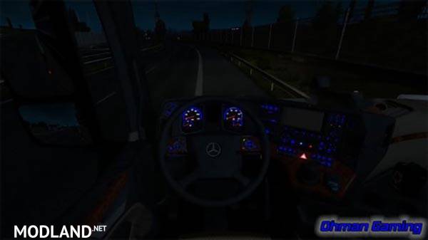 Mercedes-Benz MP4 Blue Dashboard