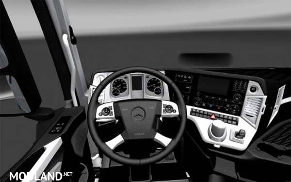 Mercedes Benz mp4 interior black white