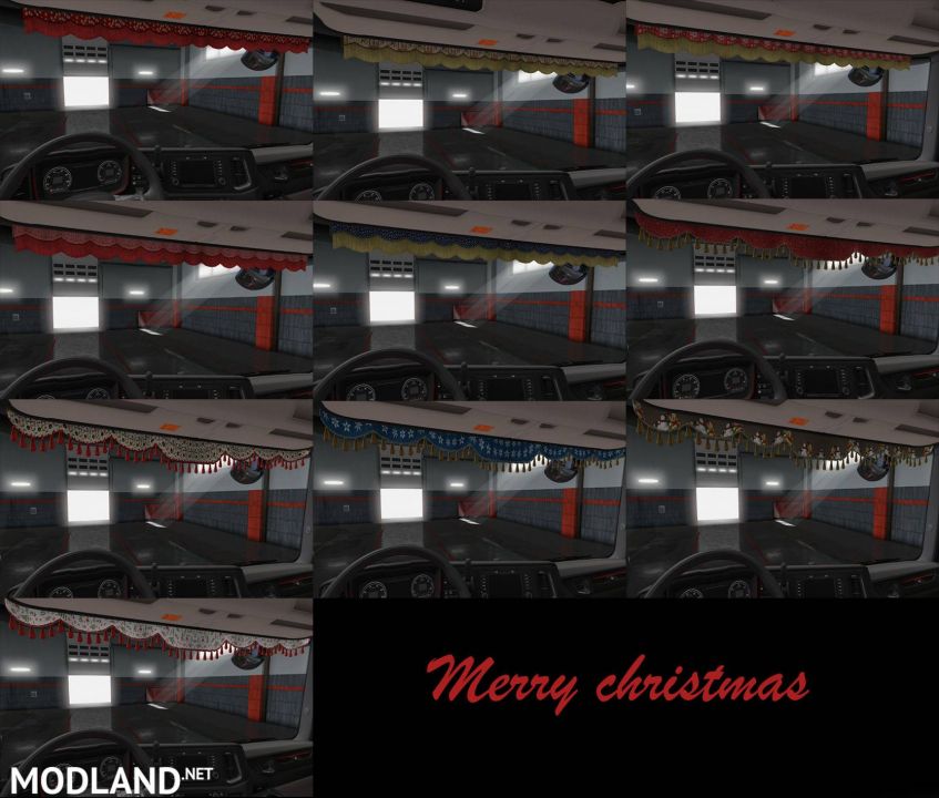 Christmas curtains