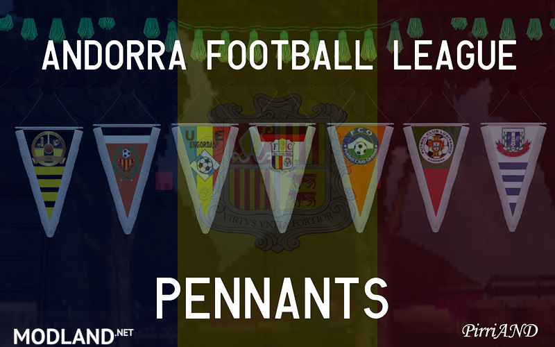 Andorra Football League Pennant pack