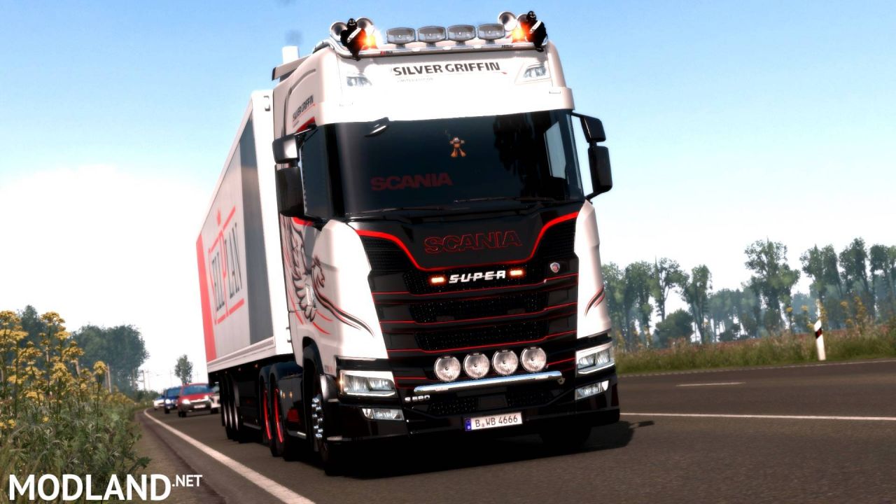 Red & Dark Interior for Scania S/R