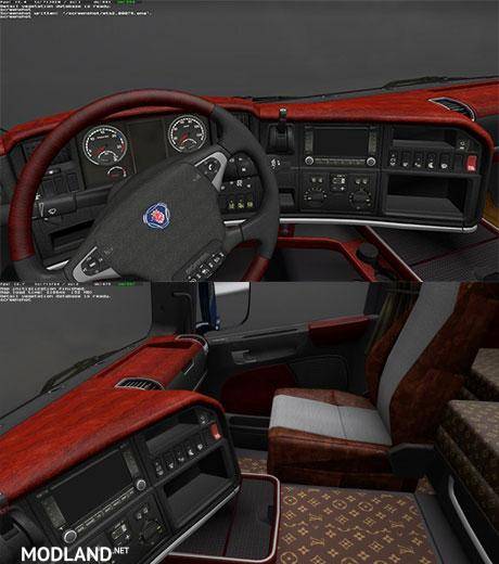 SCANIA WOOD & LOUIS VOUITTON REALLY LUXURE INTERIOR
