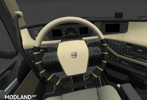 Striped Volvo 2012 Steering Wheel