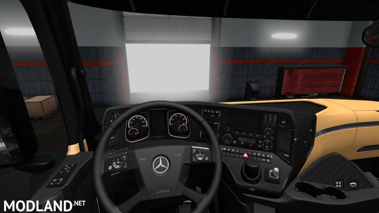The luxury HD interior for Actros MP4 Final